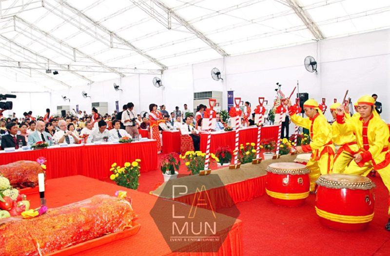 chi phí tổ chức lễ khởi công