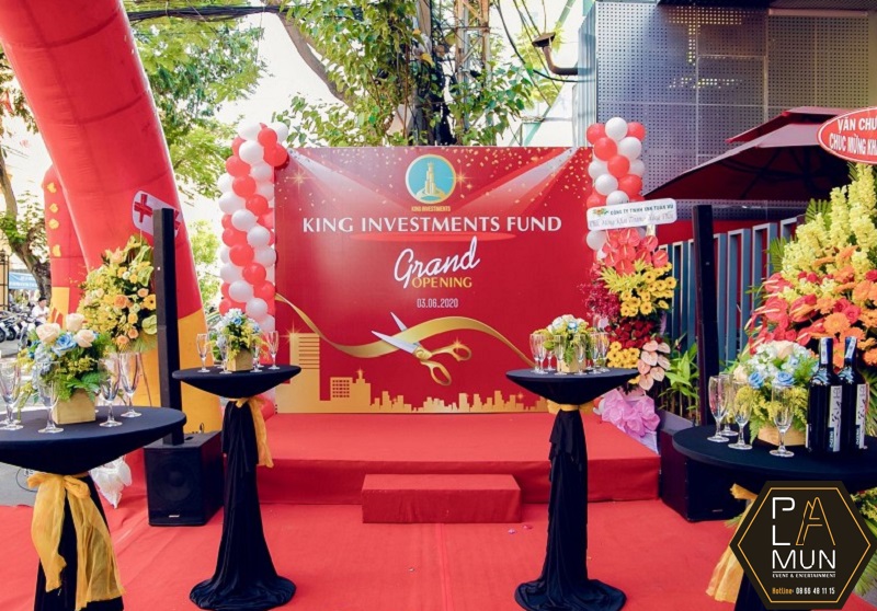 trang trí lễ khai trương