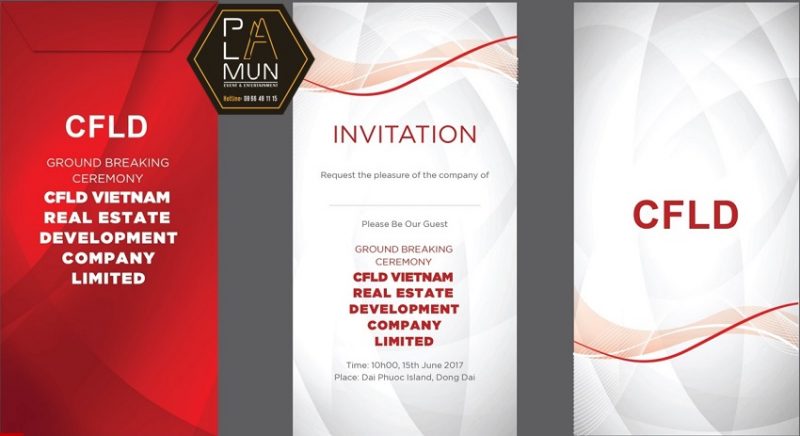 thư mời lễ khởi công