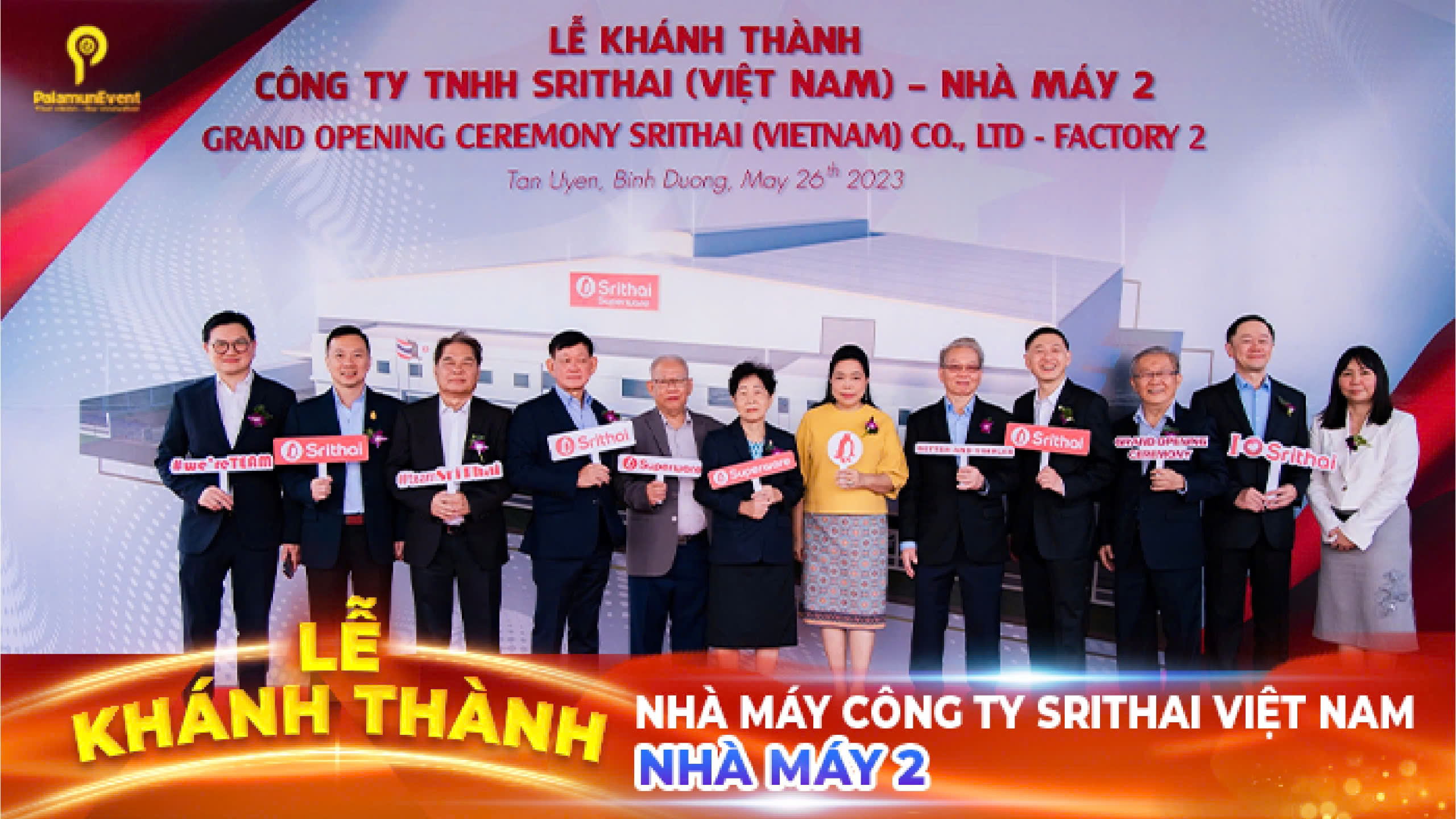 lễ khánh thành nhà máy công ty Srithai Việt Nam
