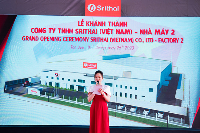 lễ khánh thành nhà máy công ty Srithai Việt Nam