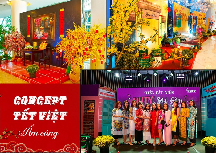 Concept hội chợ truyền thống