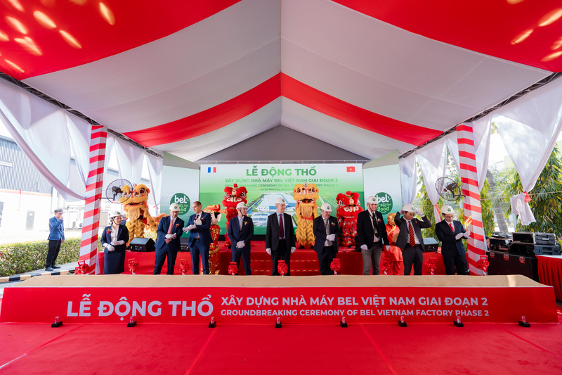 lễ động thổ nhà máy Bel