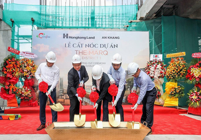 lễ cất nóc chung cư