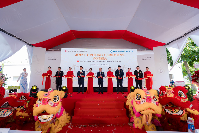 lễ khánh thành nhà máy cơ khí