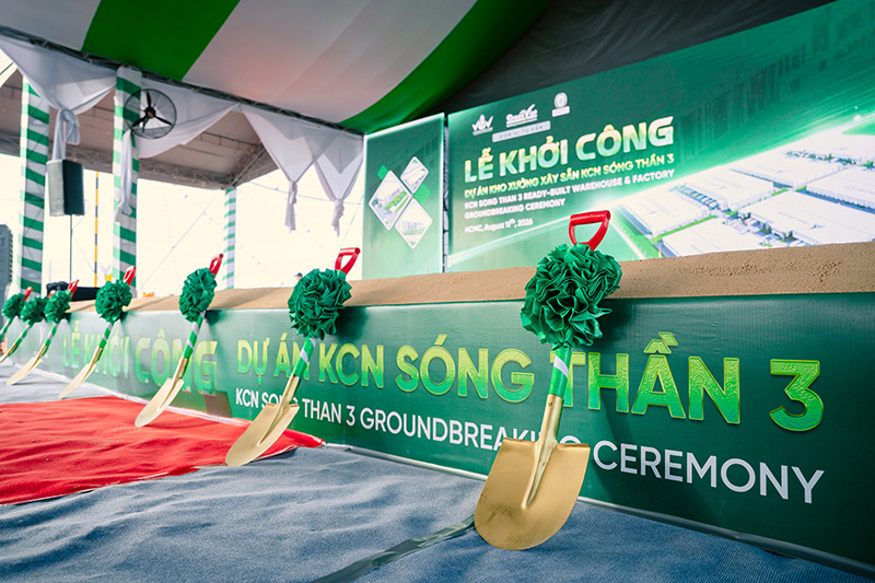 Palamun Event đảm bảo vận hành đồng bộ lễ khởi công nhà xưởng xây sẵn tại KCN Sóng Thần 3