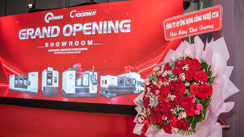 Hành trình Palamun Event đồng hành tổ chức khai trương showroom thiết bị cơ khí